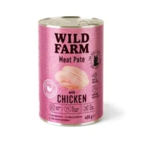 WILD FARM Pate with Chicken 400g - bezglutenowa karma dla kota