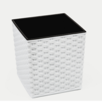 Donica JUKA 250x250 rattan - biały